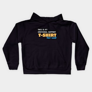 Emotional Support teeshirt Kids Hoodie